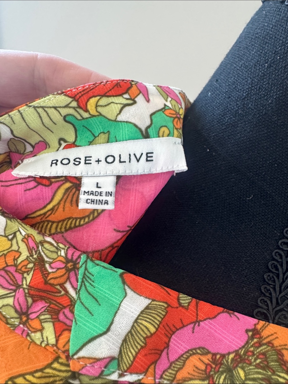 Floral Tie-Front Blouse - NWOT - Picture 4 of 4